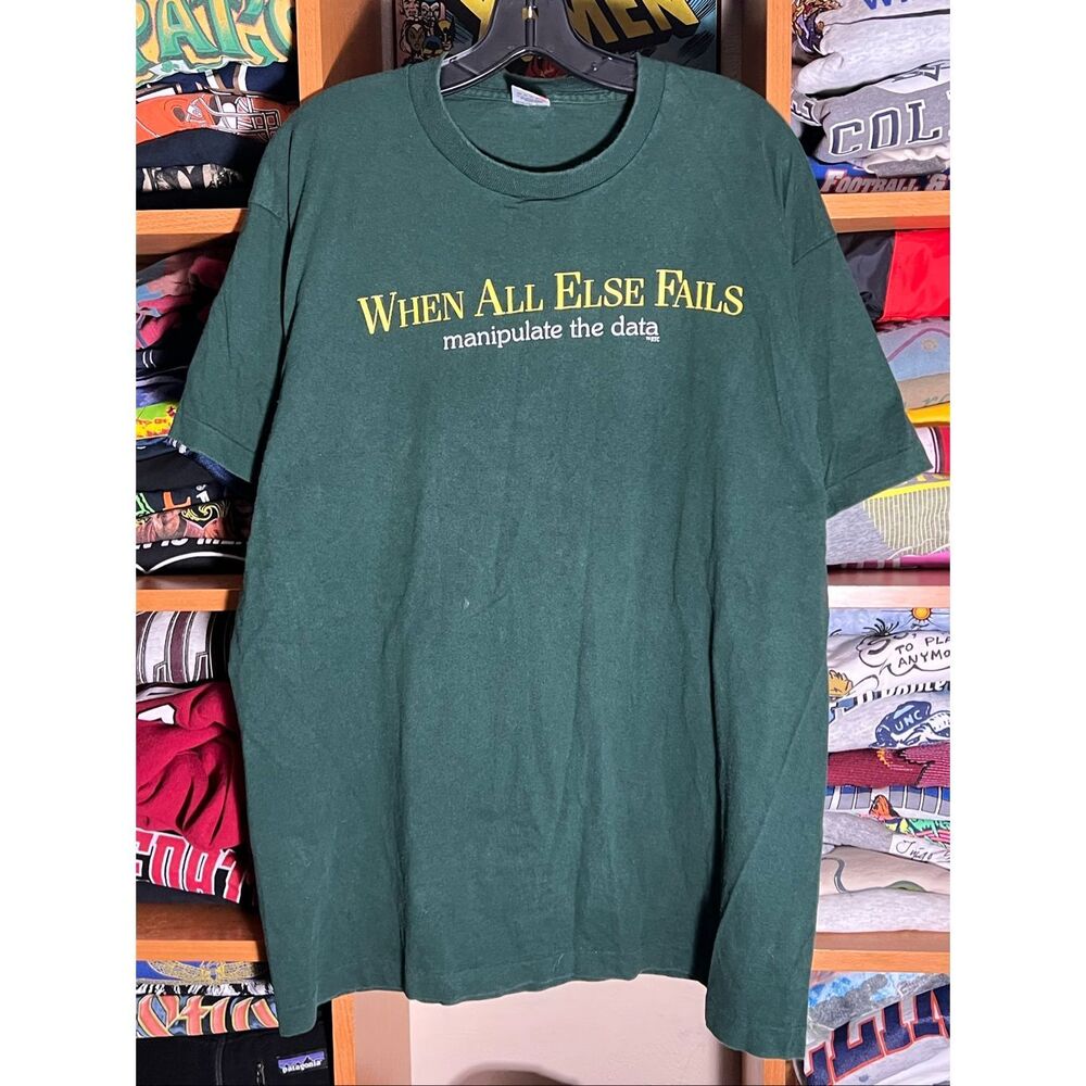 Vintage 90s When All Else Fails Manipulate The Da… - image 1